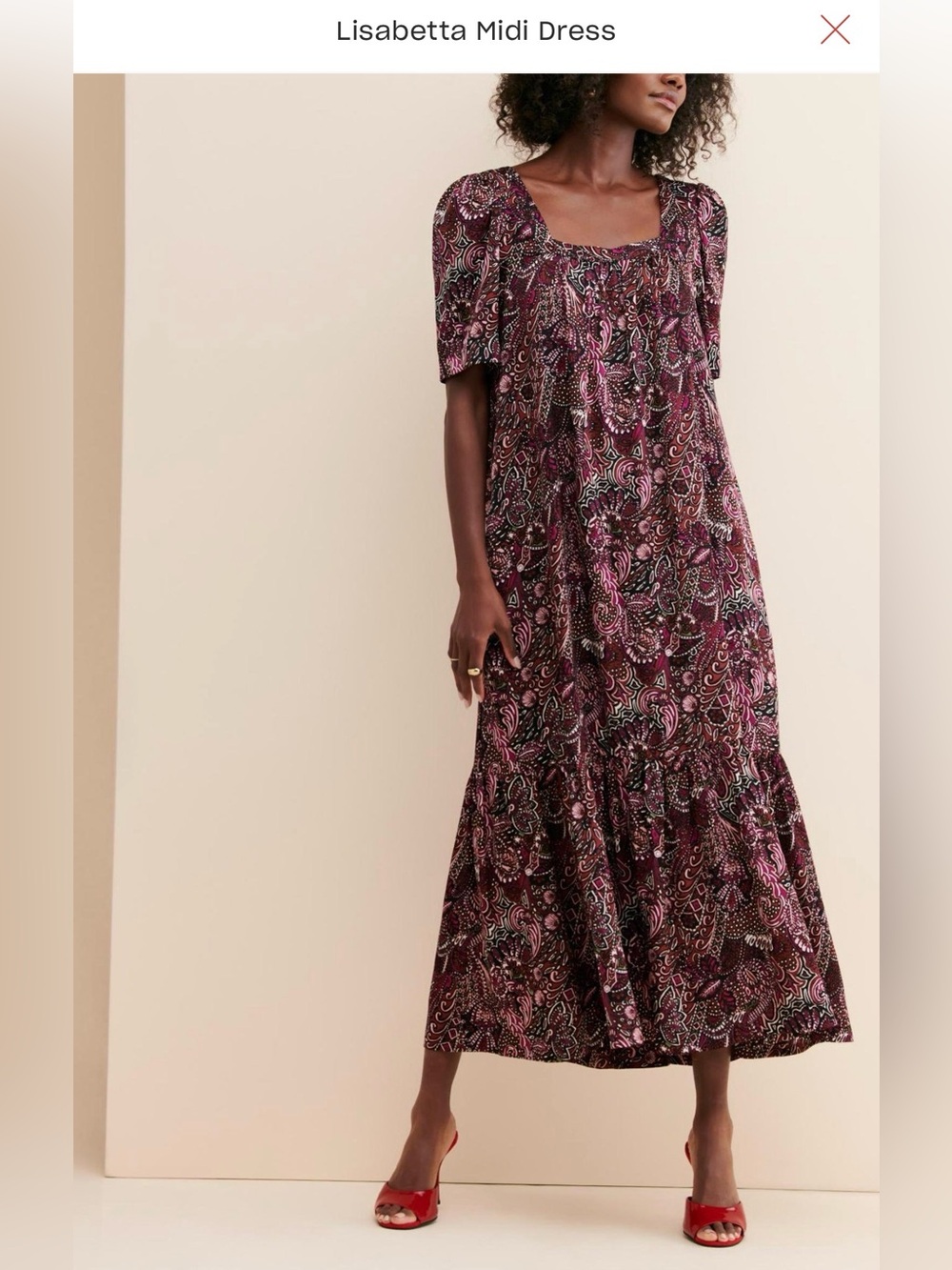 Lisabetta dress by Maeve/Anthroplogie size small